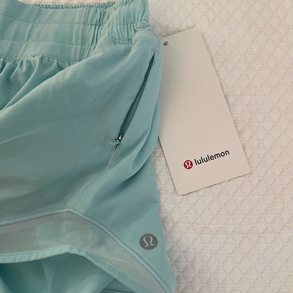 lululemon Hotty Hot LR Short 4”  Lined Shorts Blue Glow - Picture 2 of 6